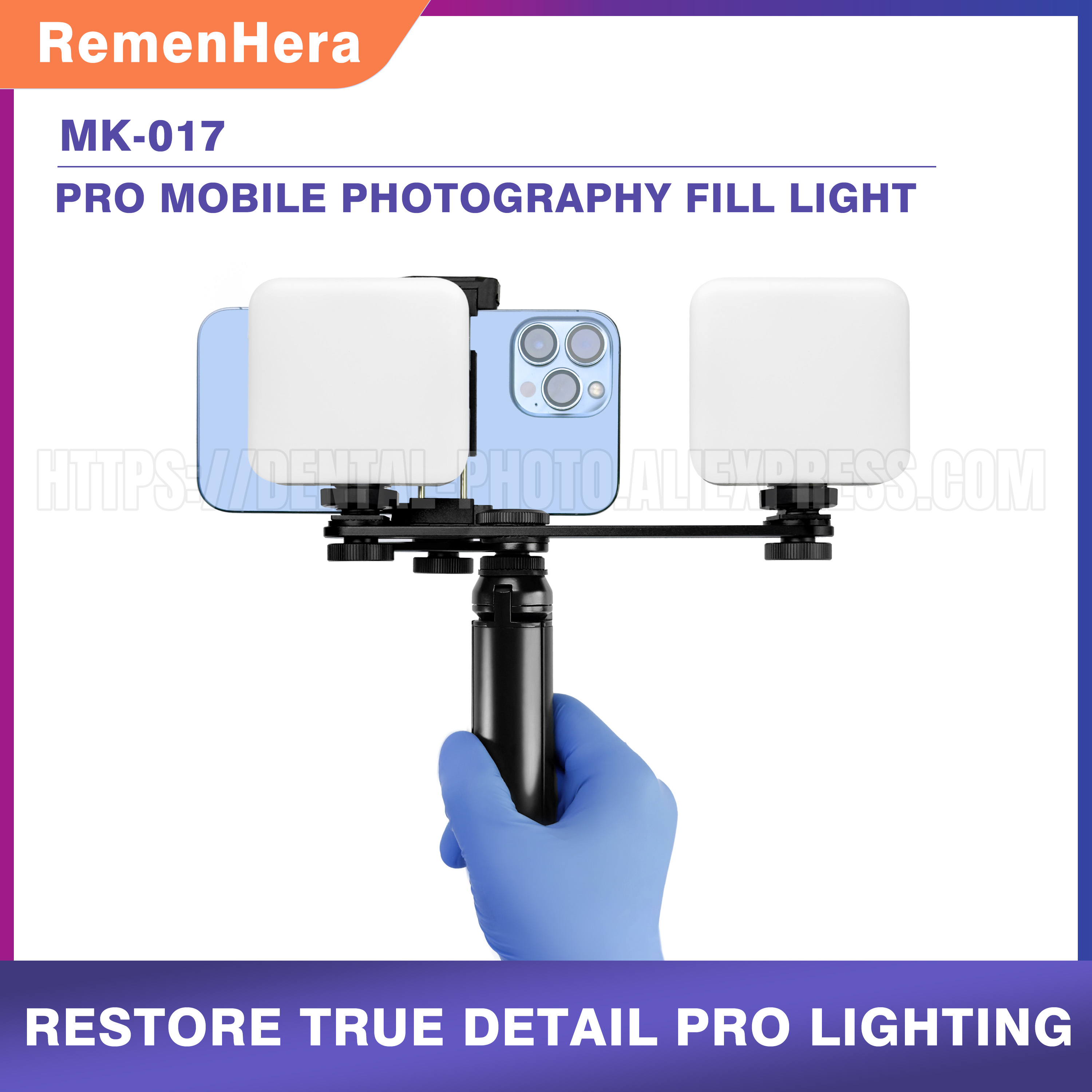 Photography Mobile Lighting - 헤라 모바일폰 사진촬영용 LED 조명, 치과
