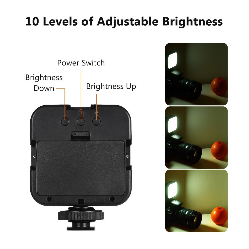 휴대용 사진 핫슈 마운트 어댑터 6500K 필인 램프  - Photography Lighting Brands 리뷰 및 가격