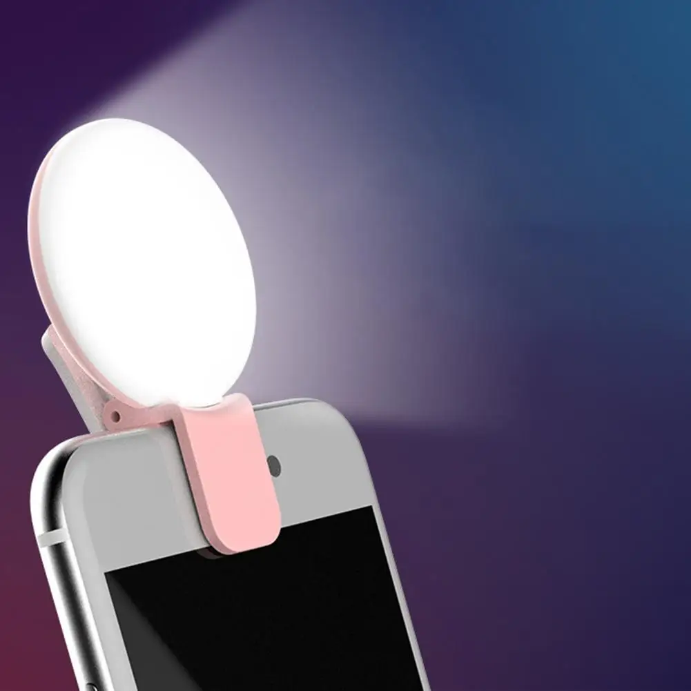 휴대 전화 LED Selfie 링 라이트 휴대용 미니  - Photography Mobile Lighting 리뷰 및 가격