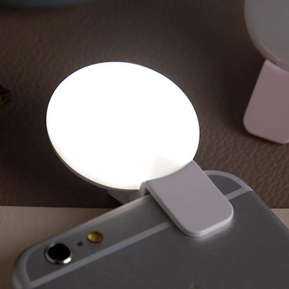 휴대 전화 LED Selfie 링 라이트 휴대용 미니  - Photography Mobile Lighting 리뷰 및 가격