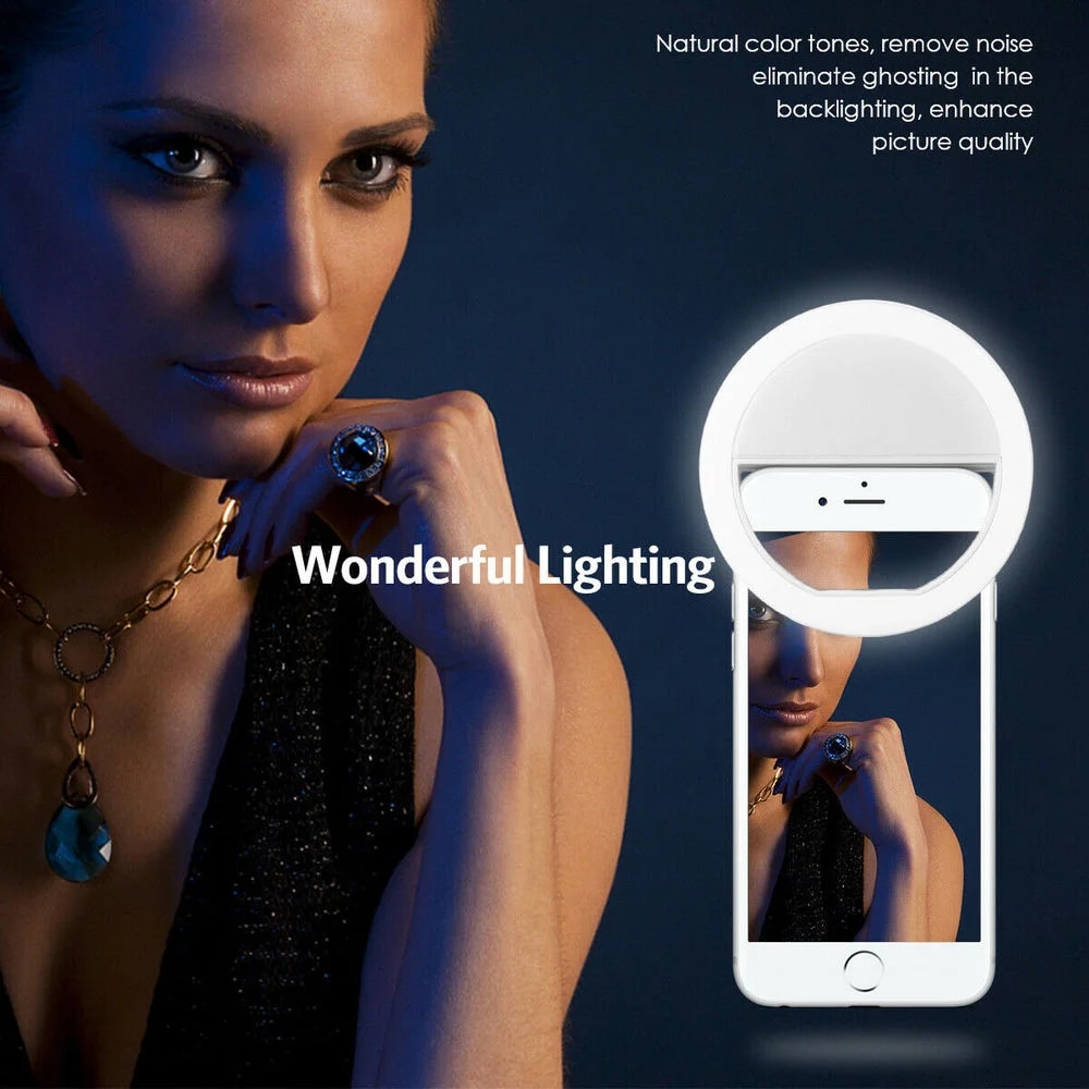 1pc USB 충전 케이블 LED 셀카 링 라이트 조정 - Photography Lighting Game 리뷰 및 가격