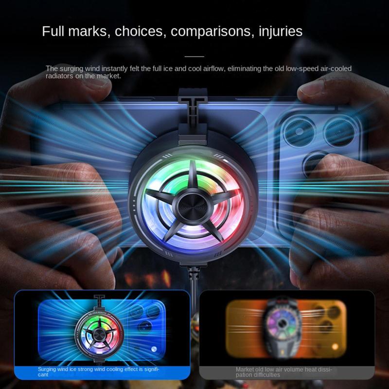 클립형 휴대폰 쿨러 팬 저소음 RGB 조명 USB 전원 - Photography Lighting Game 리뷰 및 가격