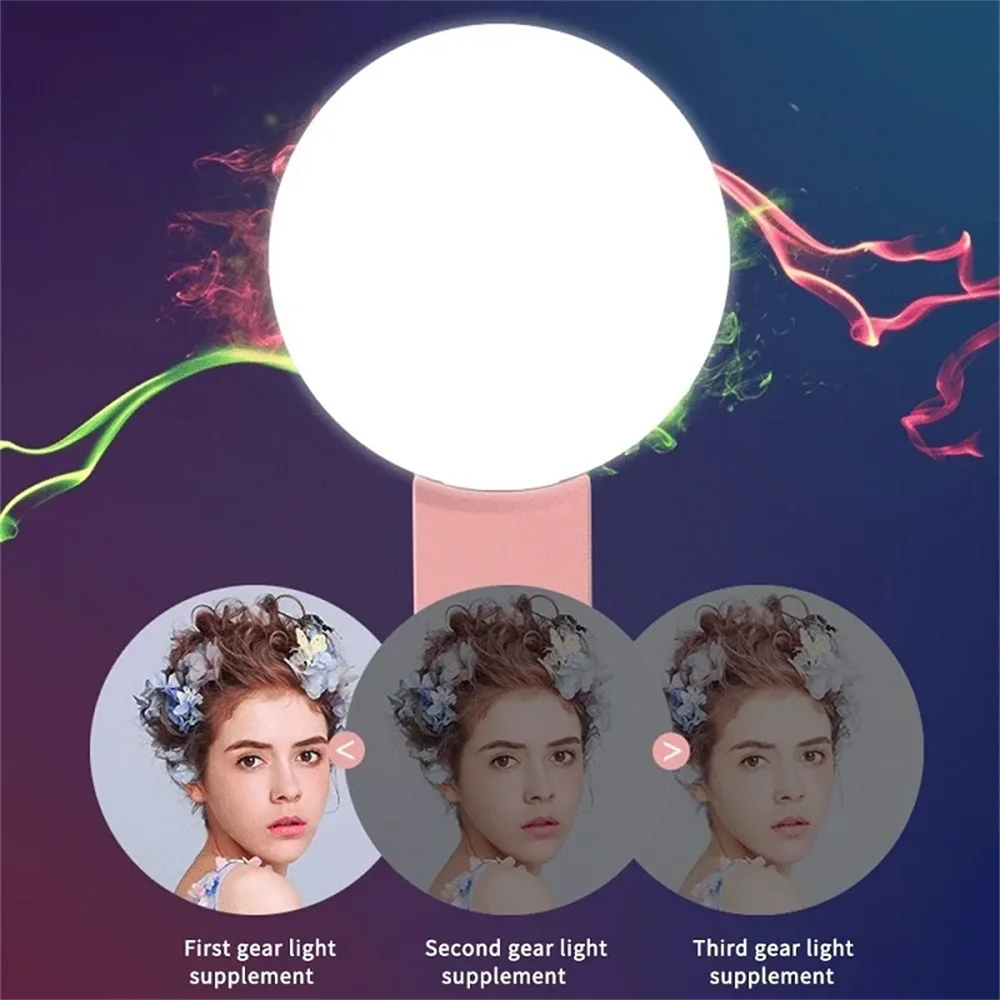 휴대용 미니 셀카 링 라이트, LED 램프, USB 충 - Photography Lighting Game 리뷰 및 가격
