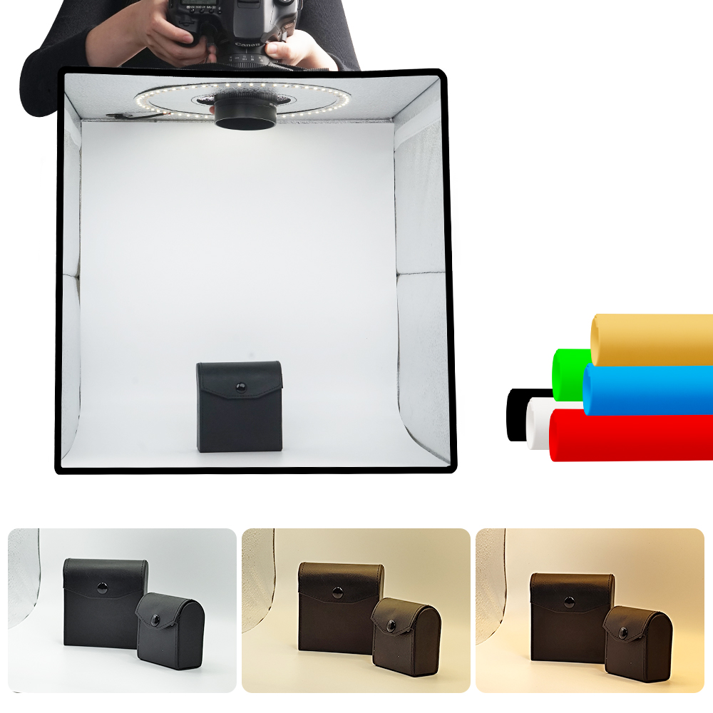 라이트다우 디머블 포토 박스 LED 라이트 룸 포토 스 - Photography Lighting Kit Portable 리뷰 및 가격